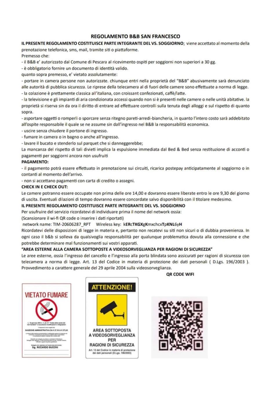 B&B San Francesco Pescara Centro Buitenkant foto